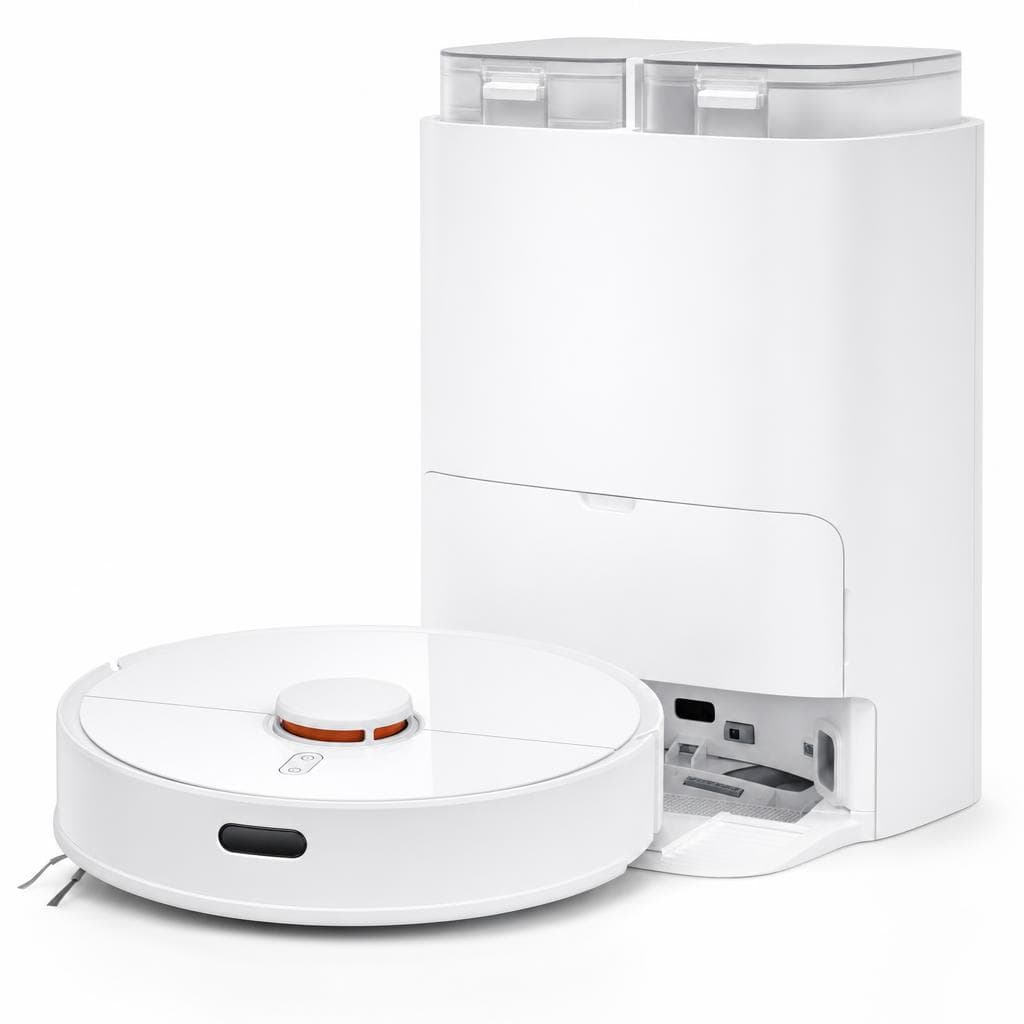Robot aspirator JONR P20 Pro cu stația all-in-one — vedere frontală